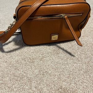 Dooney & Bourke Brown Leather Crossbody Bag